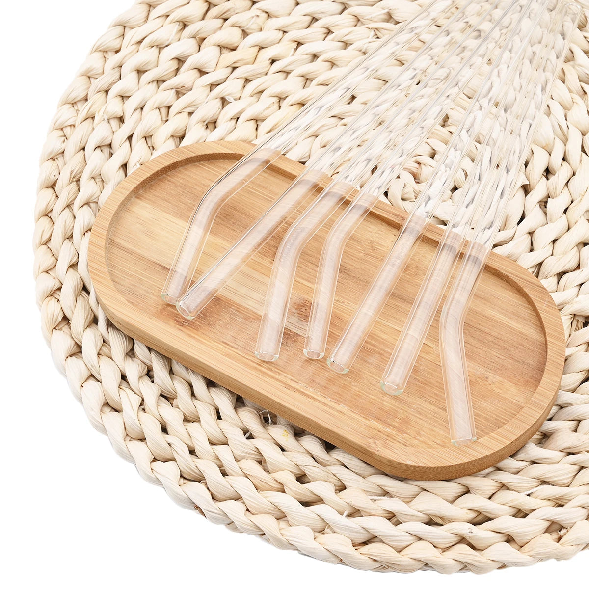 Reusable Glass Straw Set