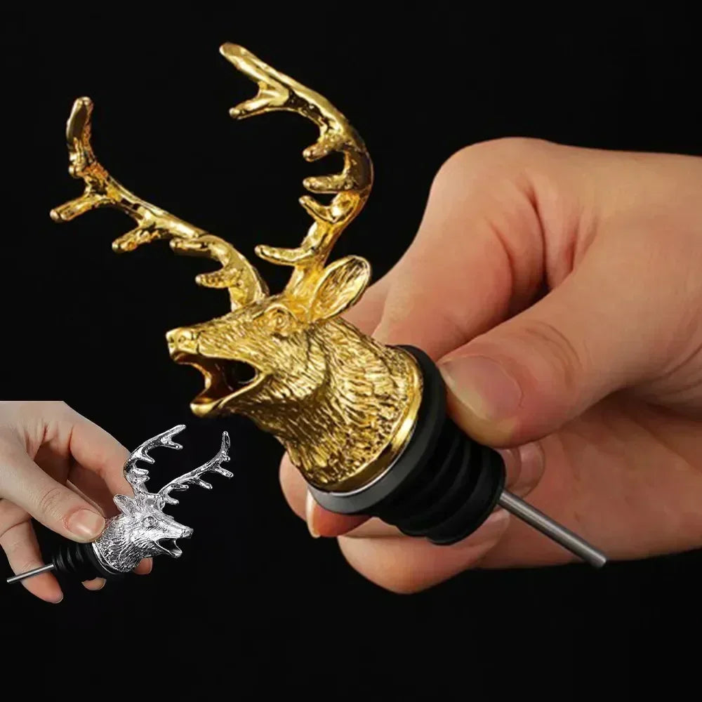 Deer Head Wine Pourer