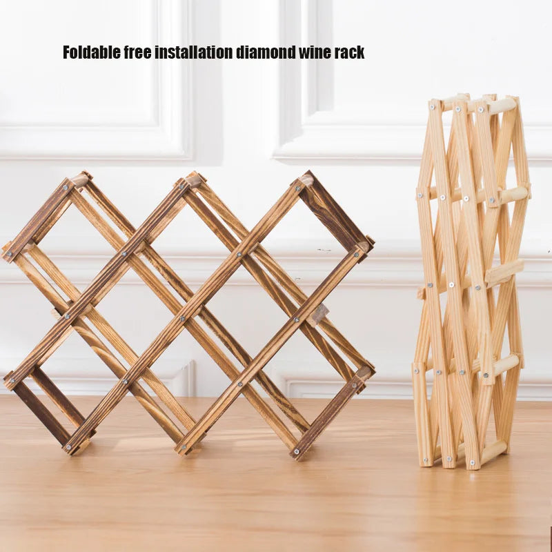 Wooden Wine Rack Display