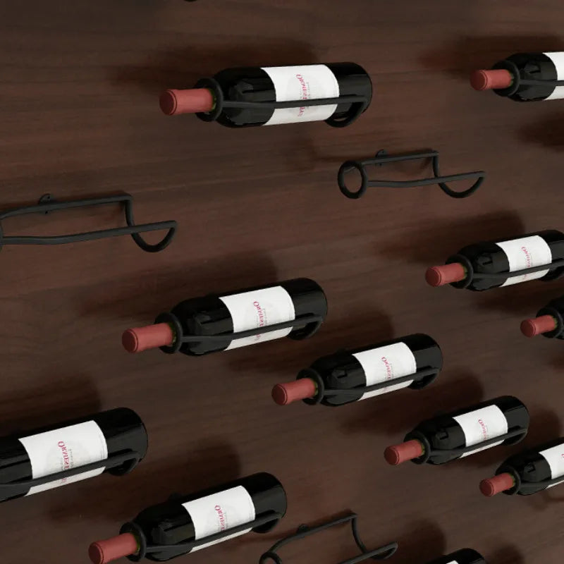 Wall-Mounted Wine Rack Holder