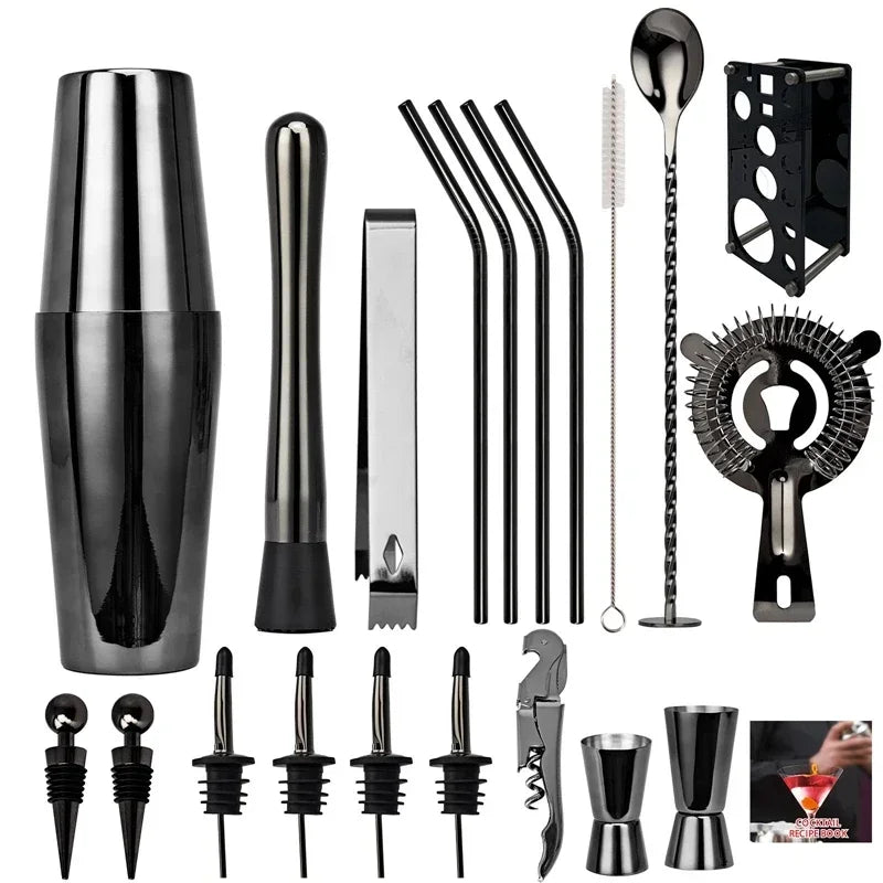 20-Piece Cocktail Mixer Kit