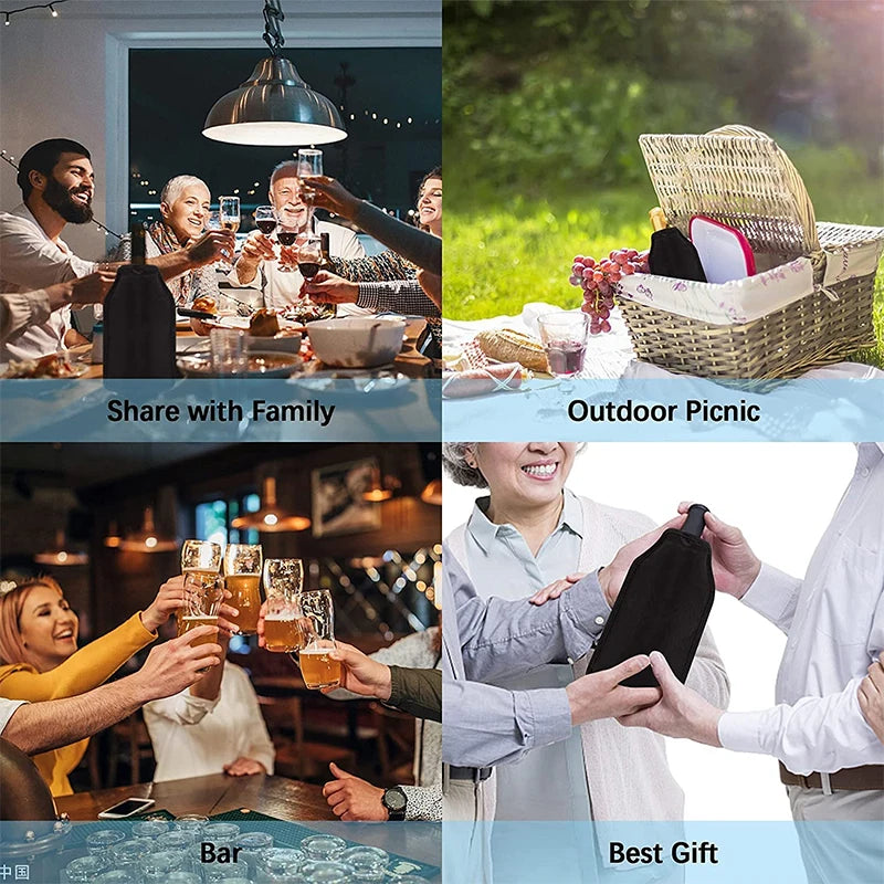 Wine Cooling Holder & Ice Bag