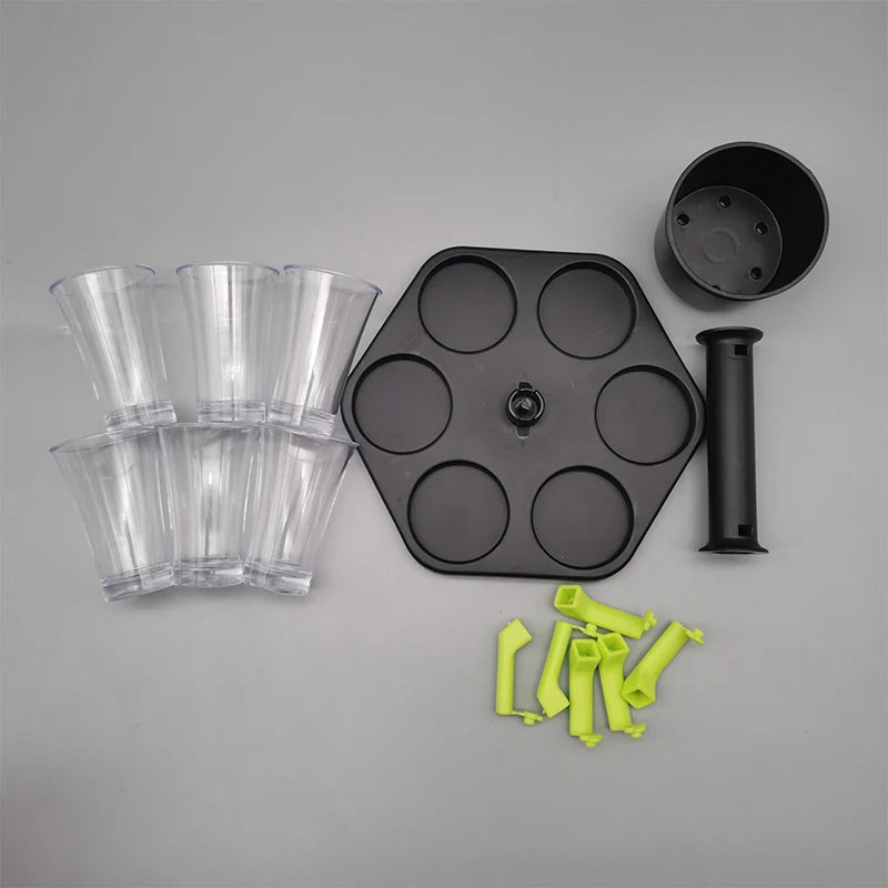 6 Shot Glass Dispenser Set