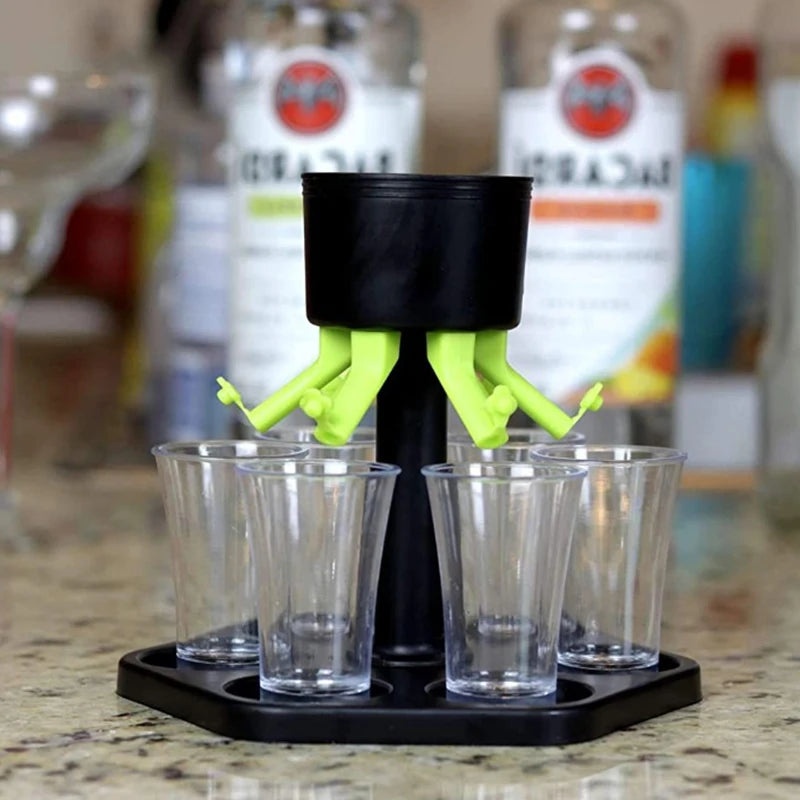 6 Shot Glass Dispenser Set