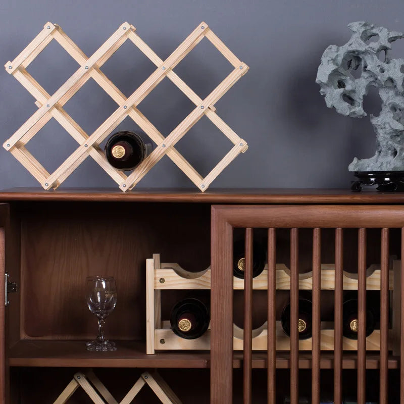 Wooden Wine Rack Display