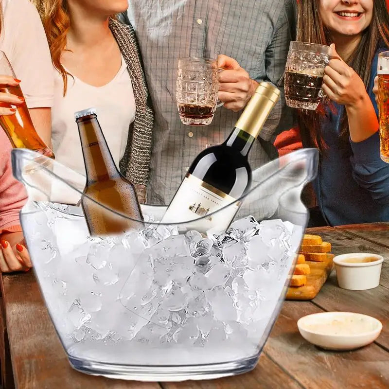 Wine Cooler Bucket with Scoops