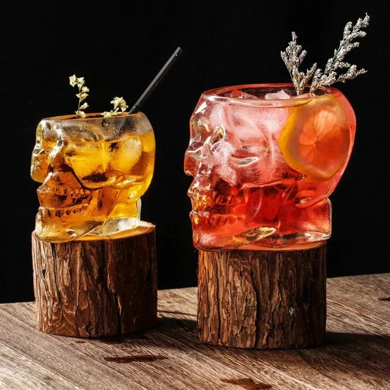Skull Head Glass Teacup