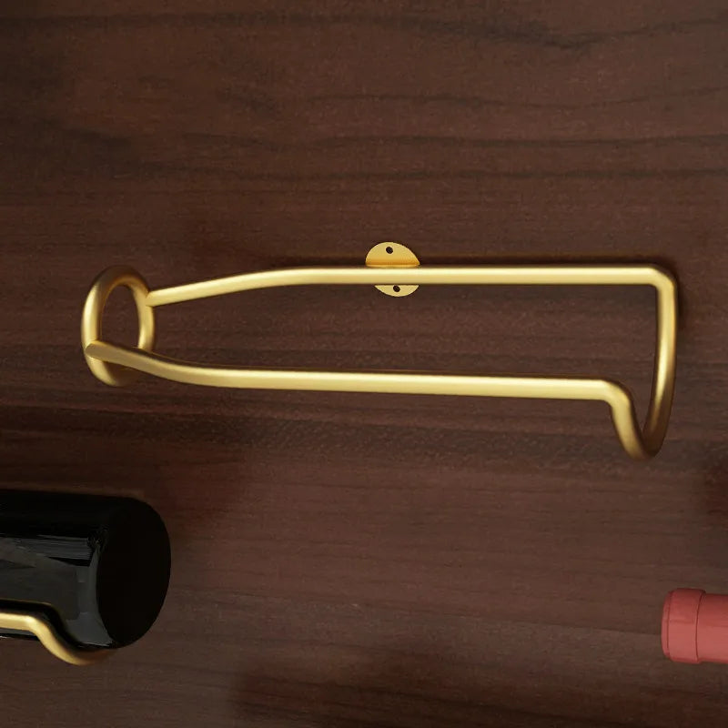 Wall-Mounted Wine Rack Holder